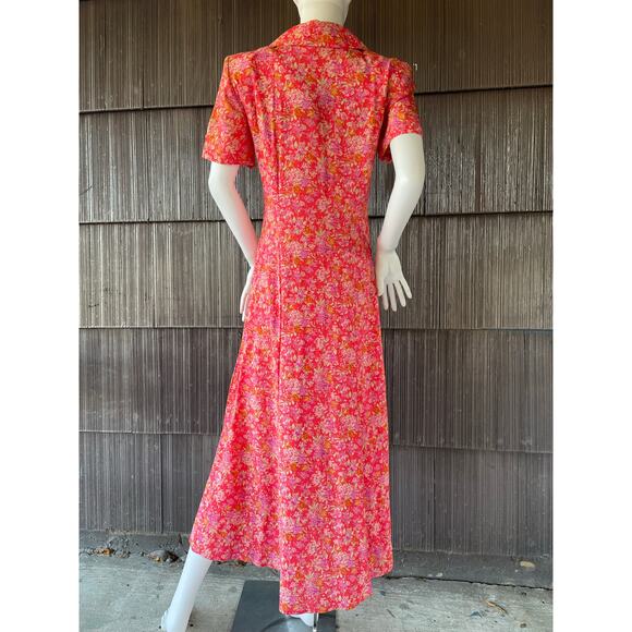 🔥Vintage Dressbarn Floral Whimsy Cottagecore Coastal Flowy Feminine Maxi Dress - Picture 6 of 16